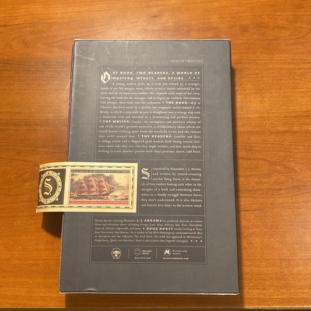 S., Ship of Theseus, J J Abrams, Doug Dorst, W/ Inserts, 2013, Slipcase HC - Picture 3 of 7